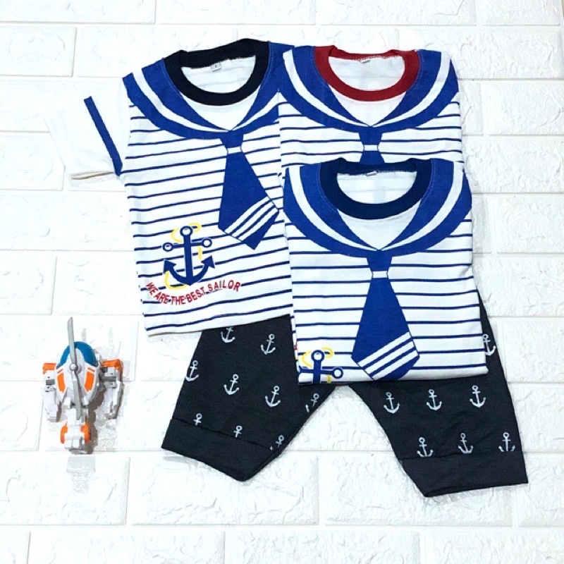 SETELAN BAJU ANAK LAKI USIA 6-24BULAN PELAUT-1