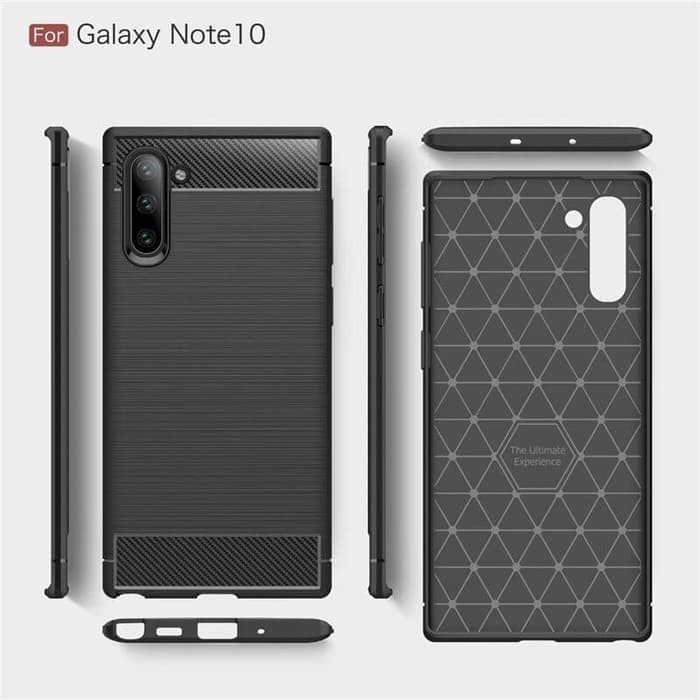Softcase SAMSUNG NOTE 10  Ipaky Carbon Fiber