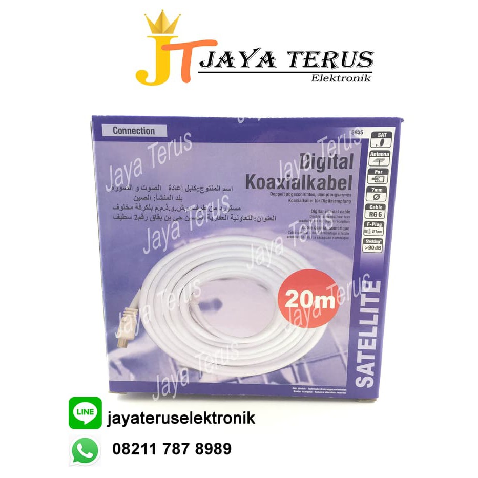 Kabel antena TV 20 meter/ kabel antena/ Kabel TV