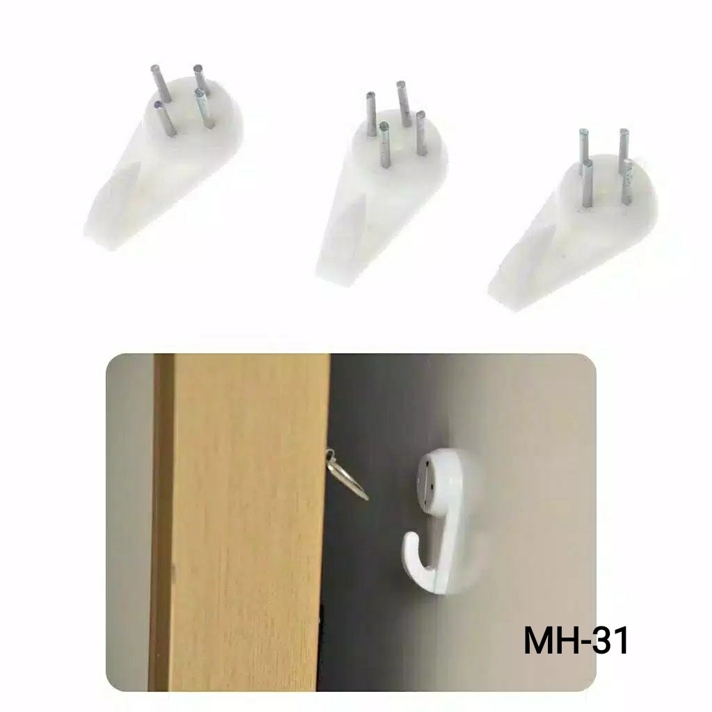 Kait Paku Invisible Tanpa Bekas Dinding Harga/5Pc