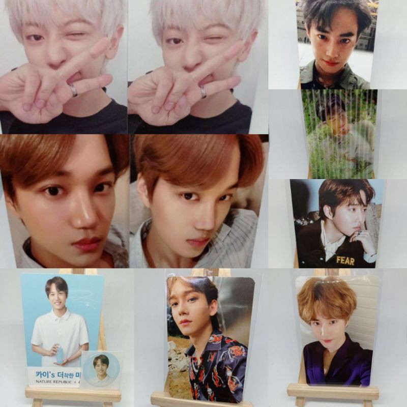 PC Suho, PC Chen, PC Kai, PC Chanyeol Official album, Welcome kit, Nature Republic, EXO Merch