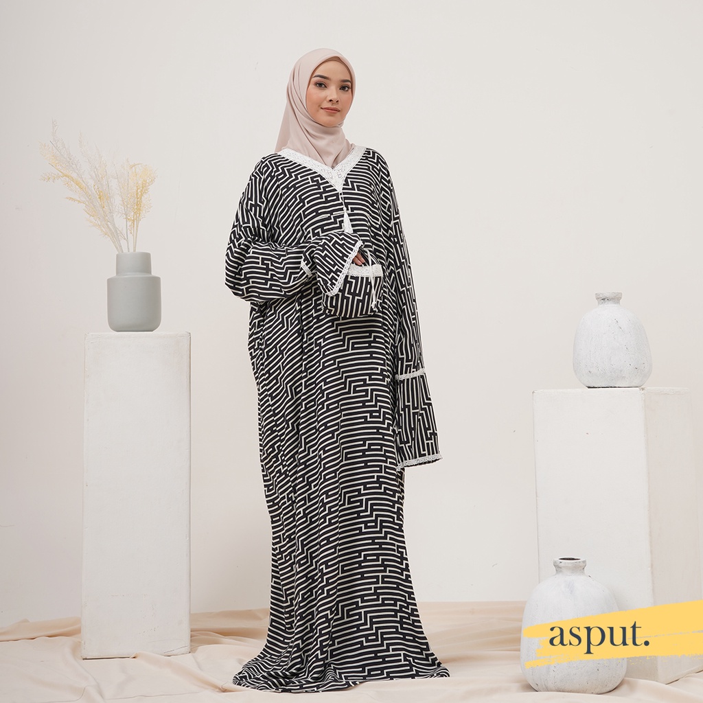 ASPUT - Buna Mukena Abaya Motif Rayon