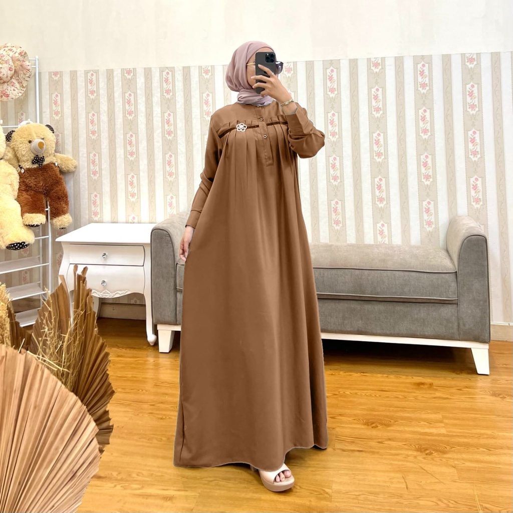 GAMIS MUSLIM WANITA MAXY ALUNA REMPEL DMR