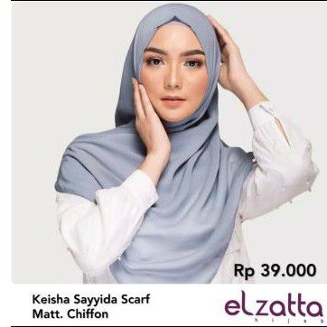 Hijab Segi Empat Elzatta Ori Keisha Sayyida