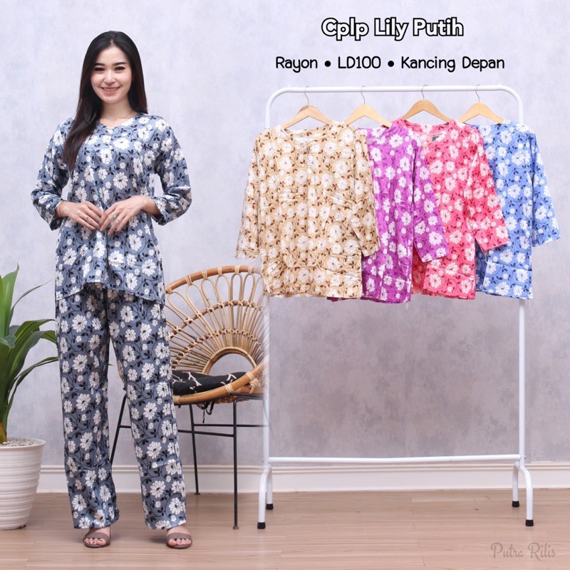 Baby Doll Panjang - One Set Rayon - CPLP