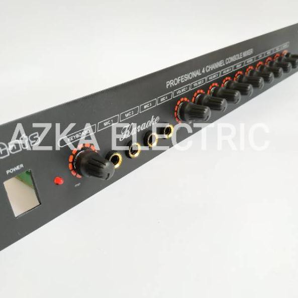 Stock Banyak Kit Mixer 4 Channel Plus Digital Echo Dan Tone Control ★★★