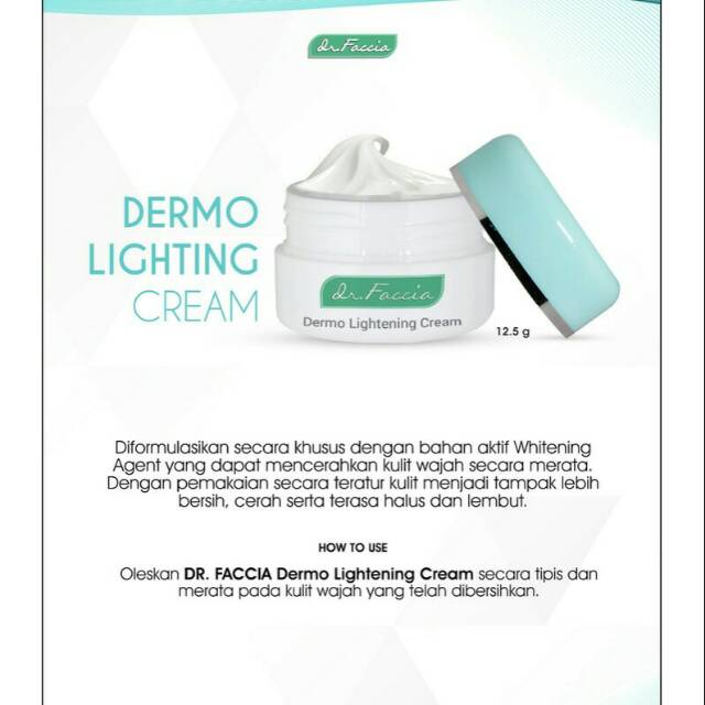 Dr Faccia Dermo Light Cream  (glow cream)