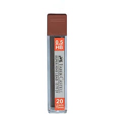 

Isi pensil mekanik Faber 0.5mm 2B & HB isi 20leads - Perpcs (pensil mekanik/isi ulang pensil mekanik)