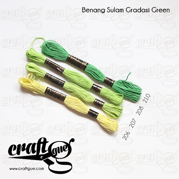 Benang Sulam (Rose) GREEN