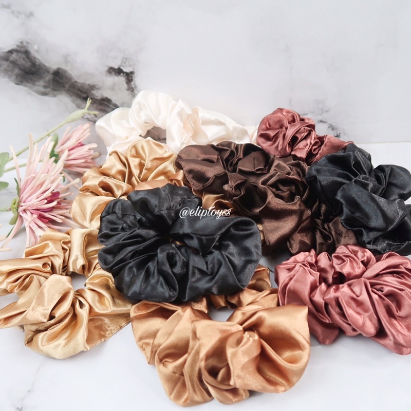 IKAT RAMBUT SCRUNCHIES MEDIUM ELEGANT KOREA PREMIM BEST SELLER