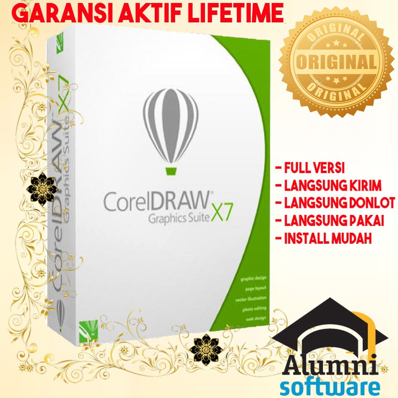 [FULL VERSION] CorelDRAW X7 LIFETIME - ORIGINAL GARANSI AKTIVASI