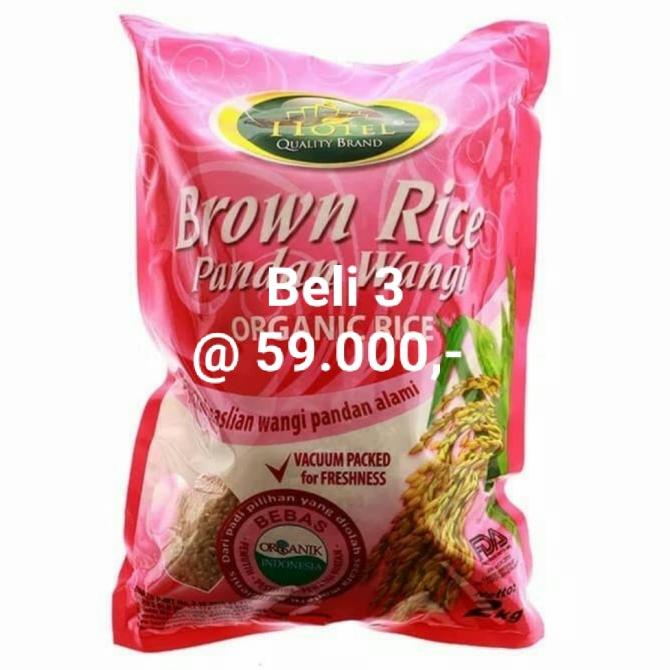 

Beras hotel coklat pandawangi ( brown rice )