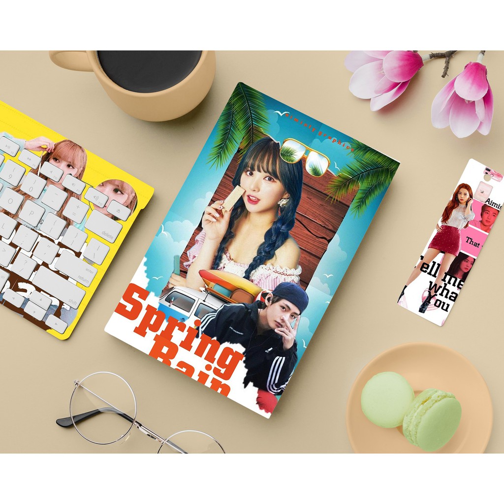 

SPRING BATH TWICE BUKU TULIS DIARY Aesthetic Hard Cover Buku Catatan / Agenda / KPOP KOREA LUCU
