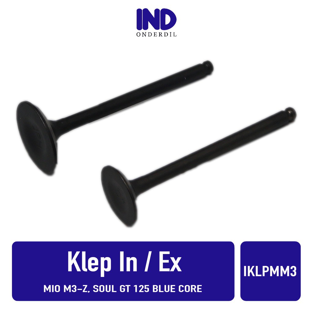 Klep-Kelep In-Ex Payung Valve Set Mio M3-Z &amp; Soul GT 125 Blue Core