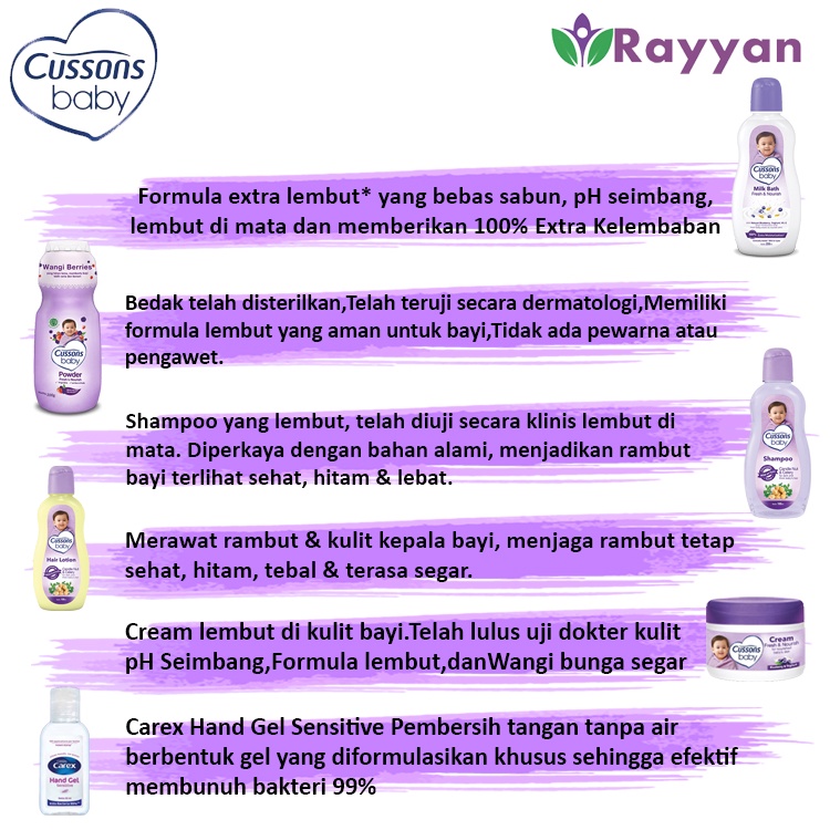 Cusson Baby Gift Set Large Biru isi 6 (cleanser)/ Kado Bayi Baru Lahir Cussons Ukuran Besar(6pcs)/ Paket Kado Melahirkan Cussons / Perlengkapan Mandi Bayi isi 6 pcs (cleanser)-6