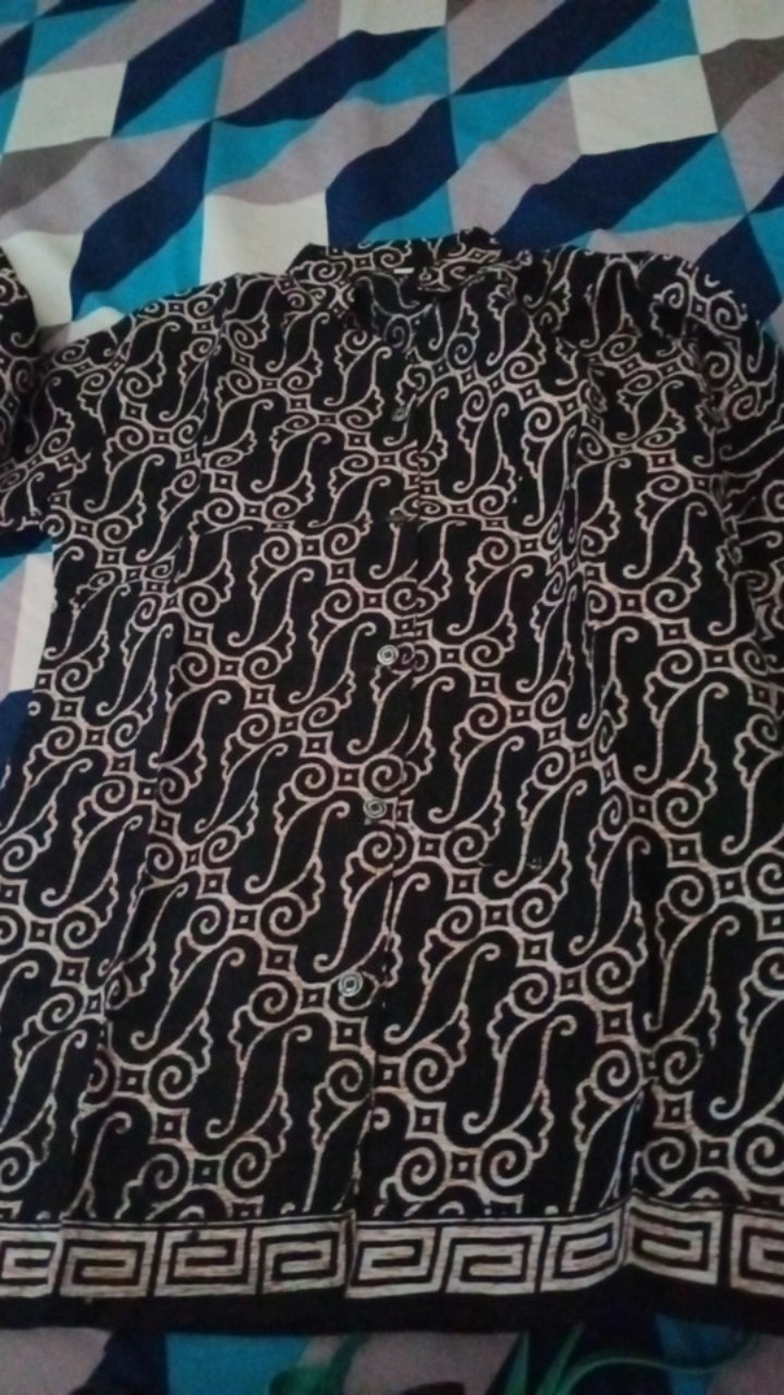 [ Terbaru ] Atasan Batik Wanita Kerja Kantor Ori Shabirah Batiksolo Blouse Blusebatik Batikmodern Xl