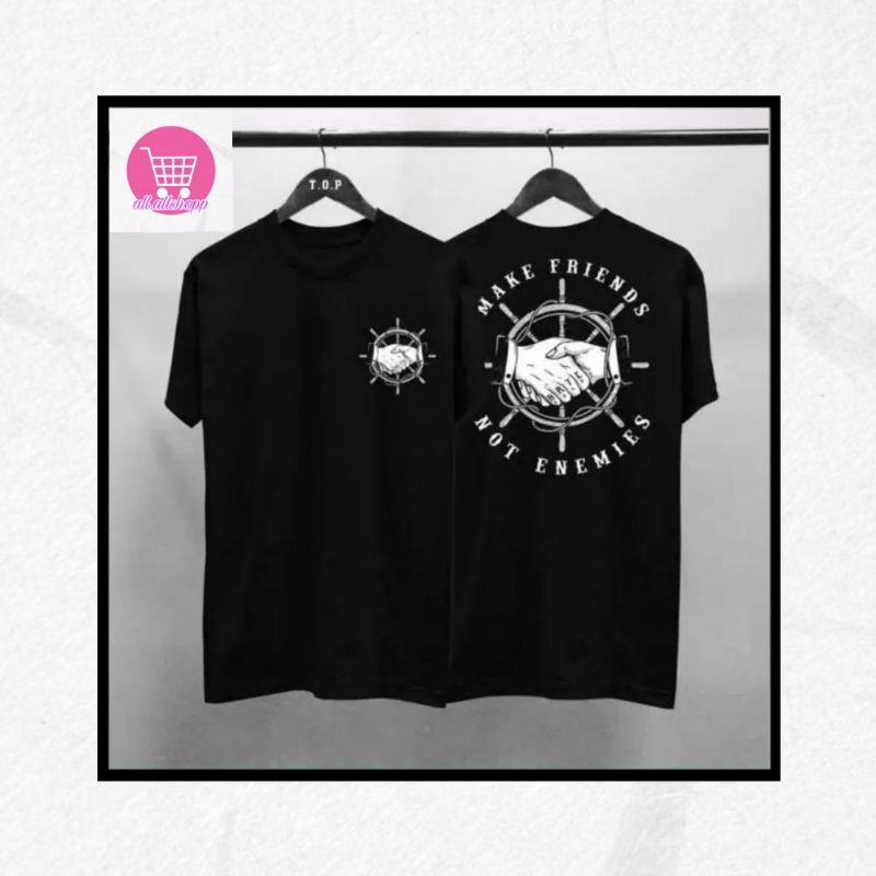 AAS_Kaos Make Friends_Kaos Pria_Medan