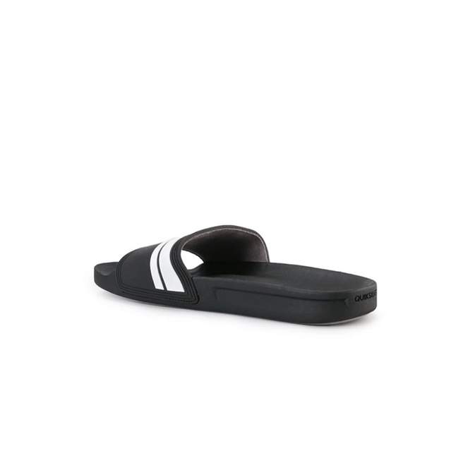 Sandal quiksilver rivi word slide Black white