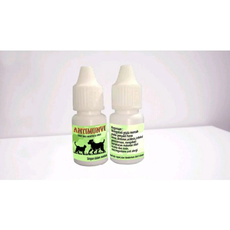 Antimunvi Anti Muntah Kucing Anjing / anti virus kucing / obat keracunan / obat racun