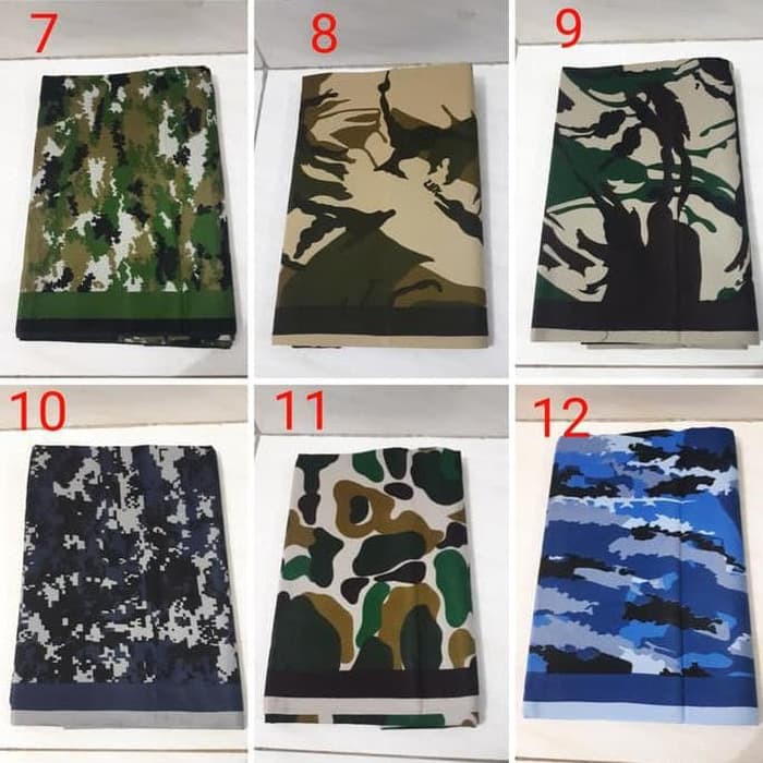 sarung loreng TNI
