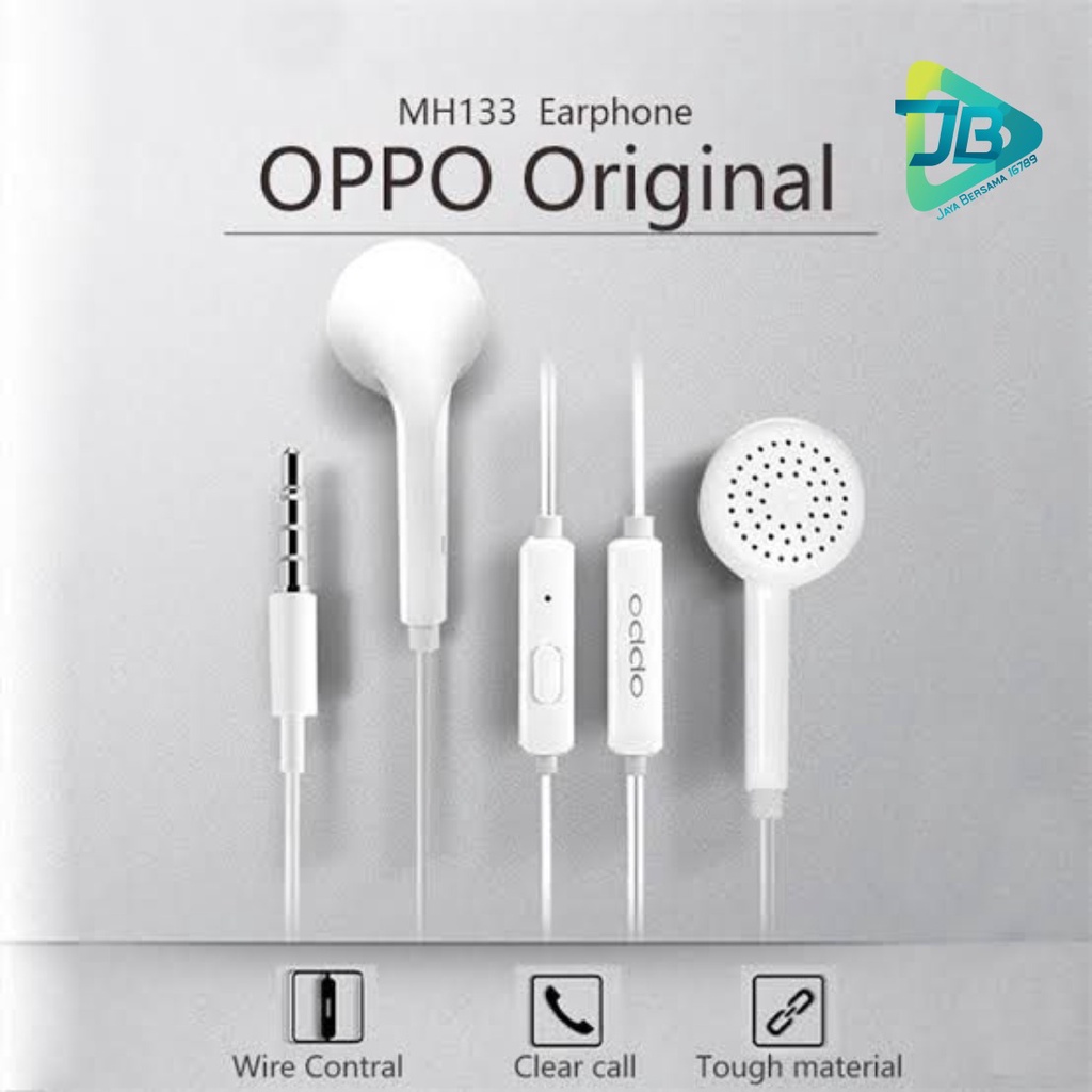 Headset Oppo Original 100% Headset Oppo F9 F7 F5 F3 A15 a5 A9 F11 pro F1s A71 A83 A37 A3s JB4852