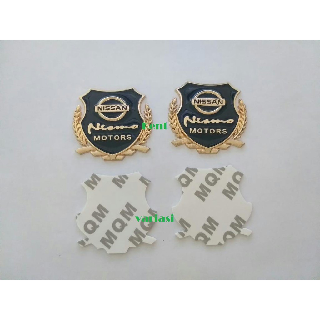 Emblem logo Metal logam mobil Logo Nissan