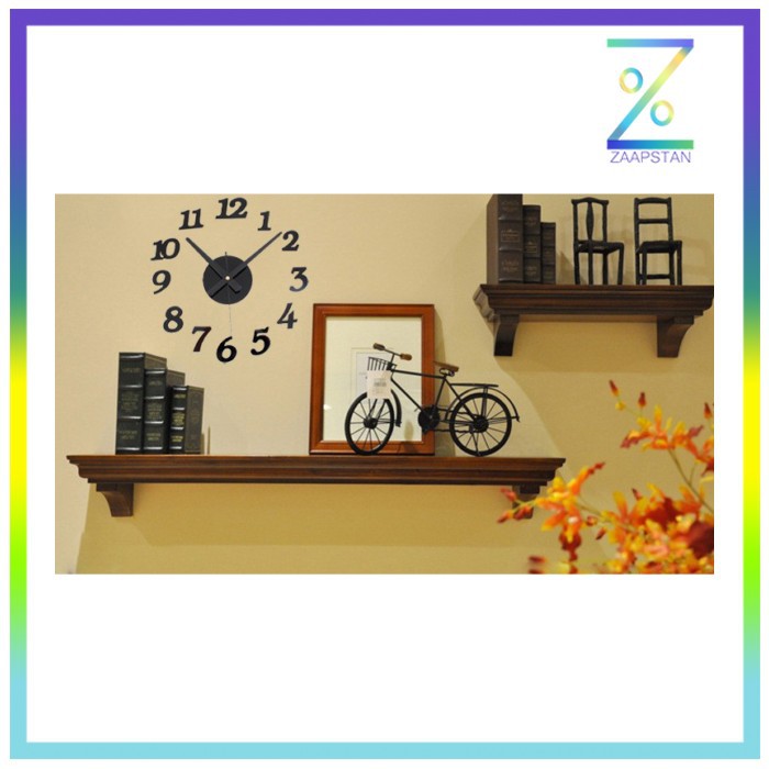 Jam Dinding DIY Giant Wall Clock Quartz Creative Design 30-50cm - DIY-