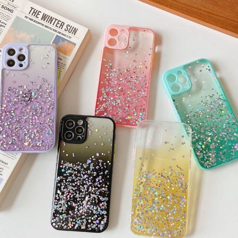Xiaomi Redmi 9A 9C 9T Note 9PRO Case Gliter Cantik Casing Gliter Mewah Cassing Gliter Terbaik