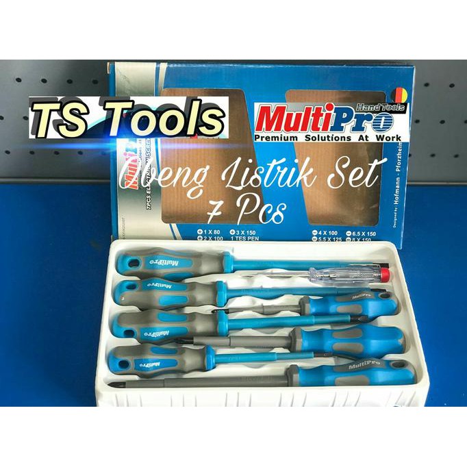 Obeng Listrik Multipro Set 7 Pcs