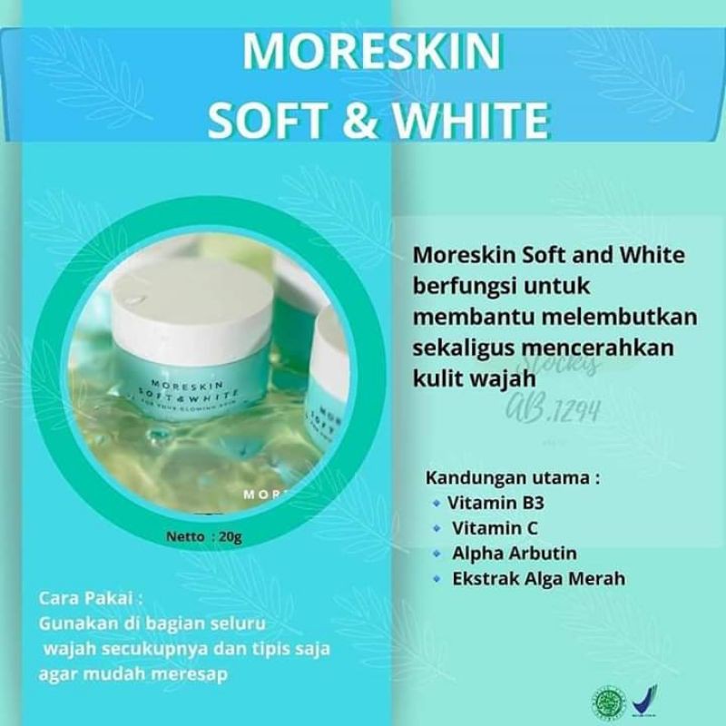 Moreskin Soft & White Nasa