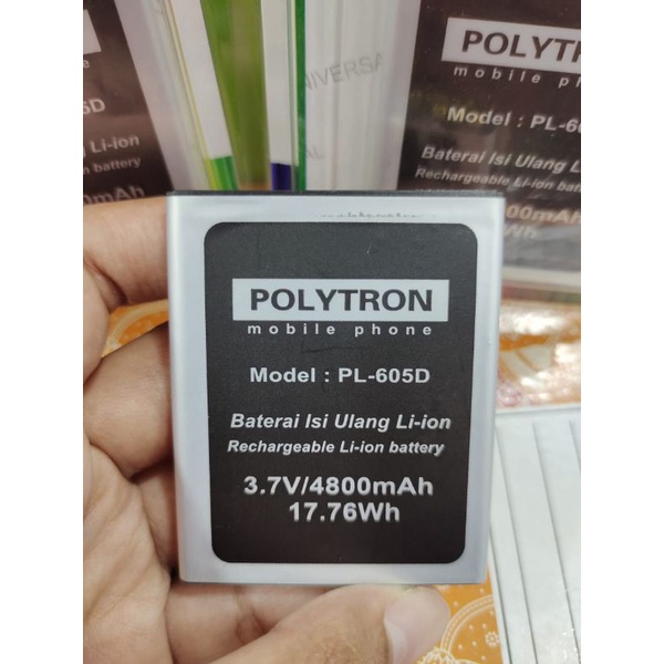 baterai batterai battery batrai Polytron 605D 6Q5A original