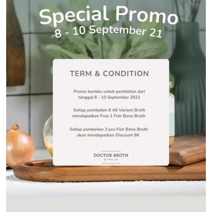 

TERLARIS PROMO FISH BONE BROTH 8-10 SEPT (3 JAR DISKON 9.000) BUMBU & BAHAN MASAKAN MAKANAN &
