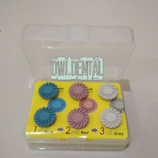 F2.6 Dental Twist Composite Polishing Diacomp  Soflex  Poles Komposit
