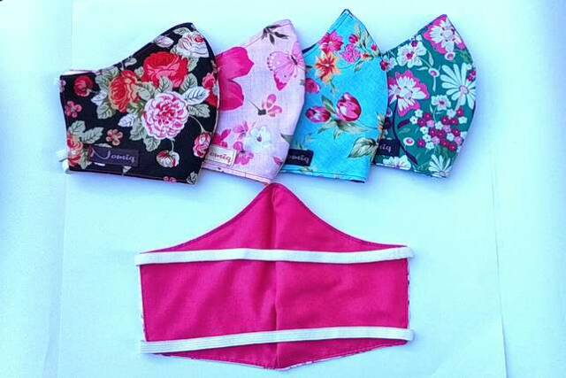 MASKER KAIN HIJAB DUCKBILL DEWASA HEADLOOP BISA DICUCI HARGA TERMURAH |