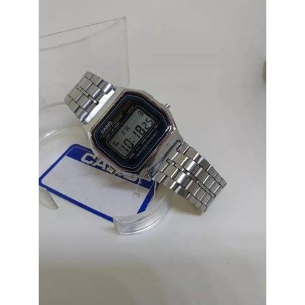 【ORI】 JAM TANGAN CASIO A158W DIGITAL KOTAK UNISEX MURAH ♥