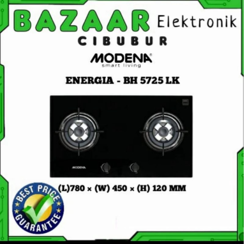 KOMPOR TANAM MODENA 2 TUNGKU BH5725LK BH 5725 LK BH-5725LK