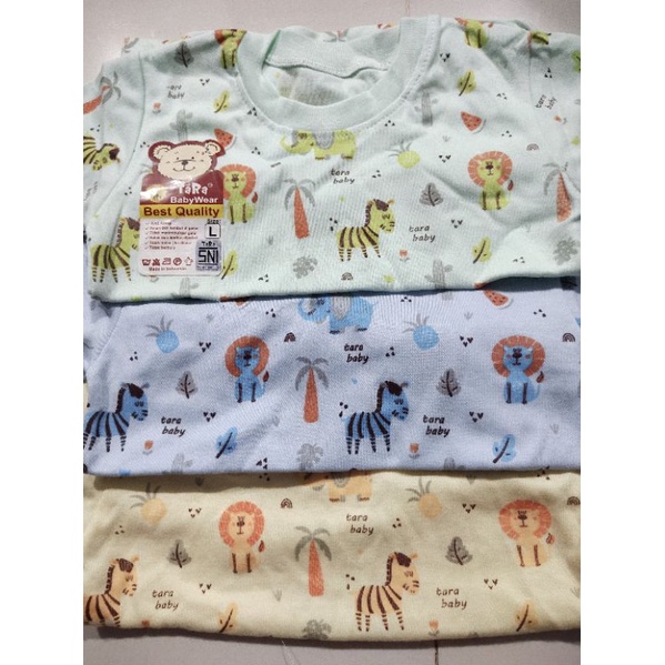 KAOS OBLONG BALITA MOTIF PRINT  TARA / OBLONG  BAYI KATUN /OBLONG BERMOTIF SNI