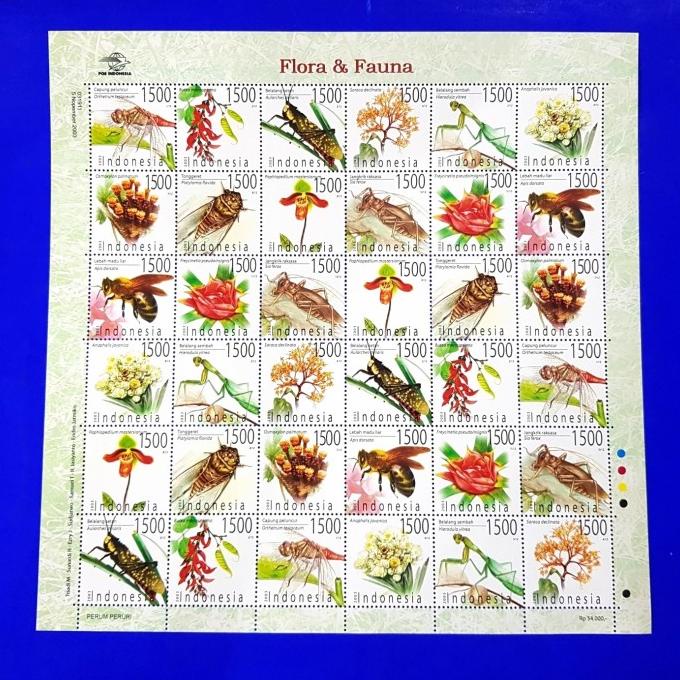 

Big Sale Perangko/Prangko INDONESIA. FLORA & FAUNA 2003. Fullsheet. Langka Big Sale