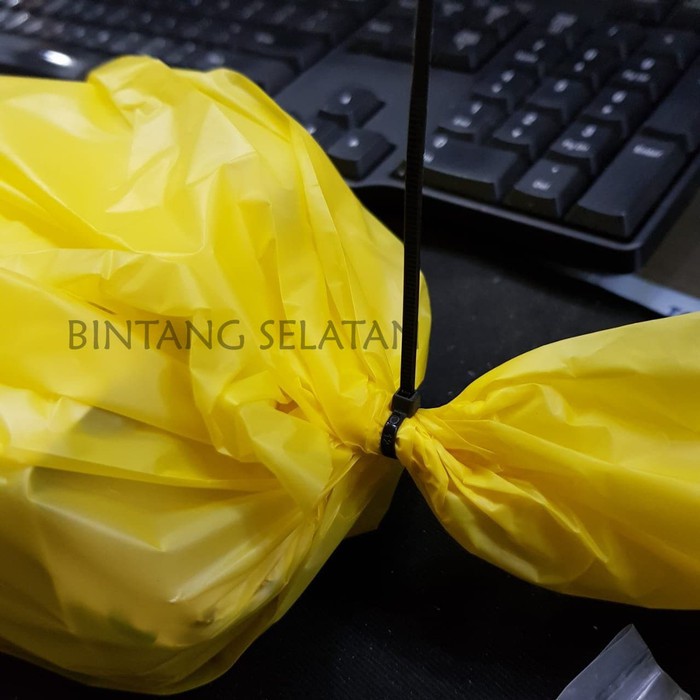 NYLON CABLE TIE/ PLASTIK LOCK/ KLIP KABEL HITAM 2.5 X 100MM/ 100PCS