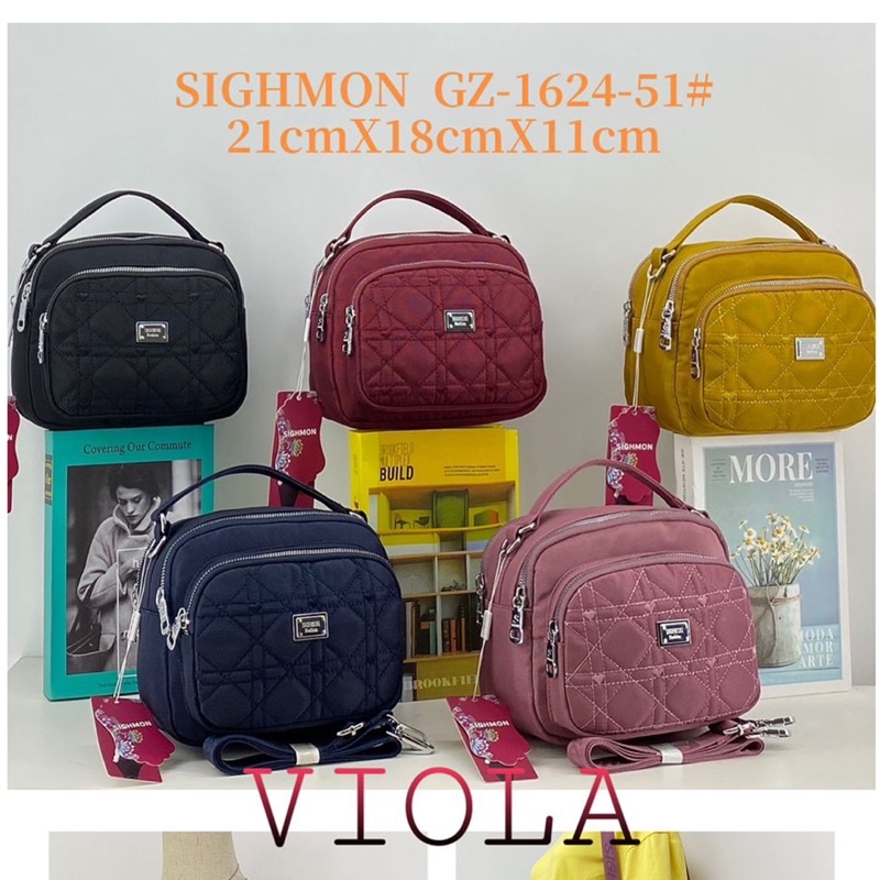 GZ-1624-51/49 TAS WANITA IMPORT SIGHMON 2in1 JINJING SELEMPANG