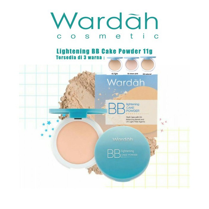 Wardah light BB cake powder