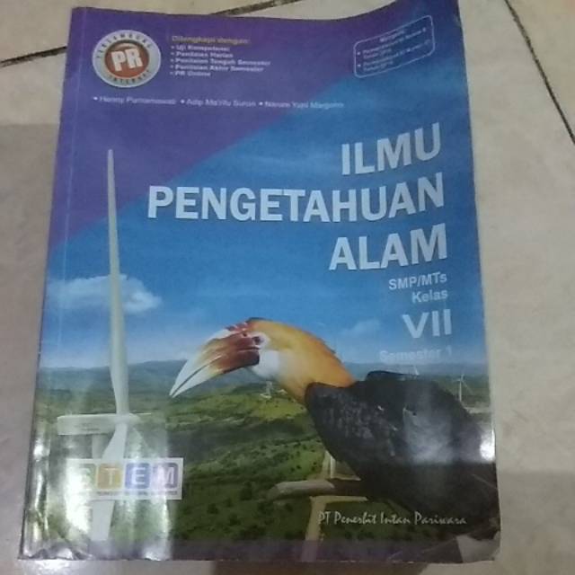 Buku pr IPA kelas 7 semester 1