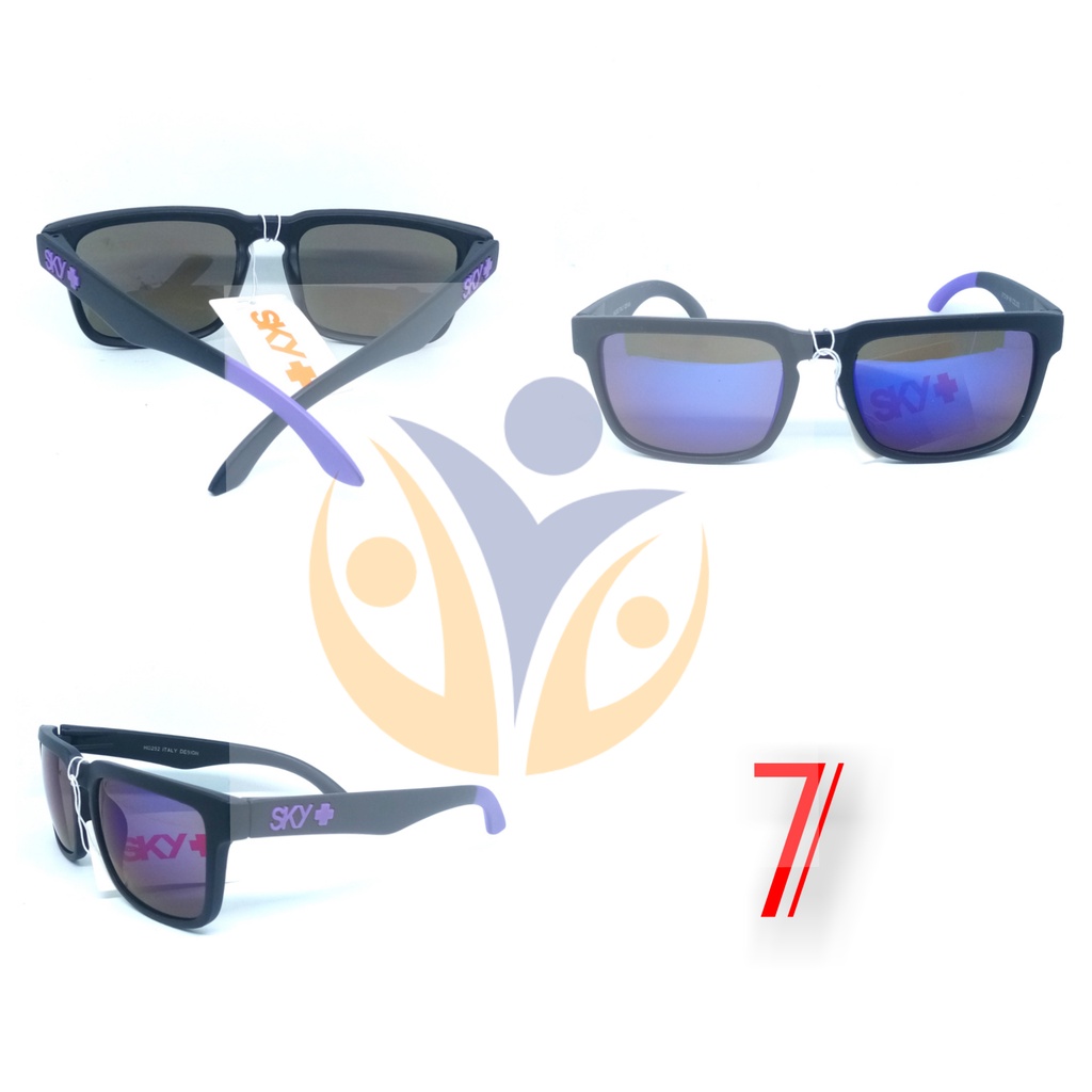 Sky+ Kacamata hitam doffmatte part I freestyle uv protection