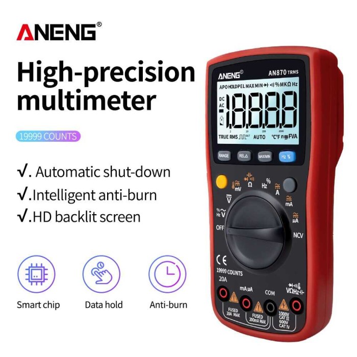 ANENG Digital Multimeter Voltage Tester - AN870