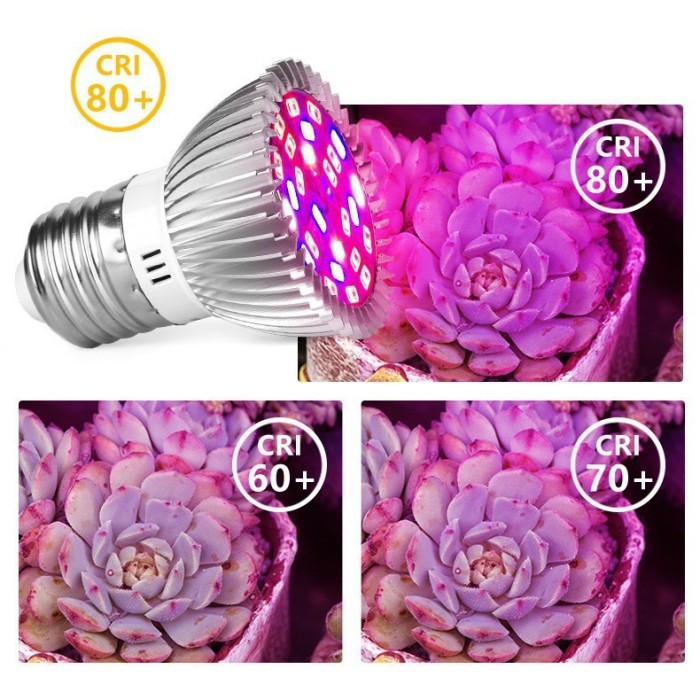 Lampu LED Cahaya Tanaman Grow Light E27 220V Full Spectrum