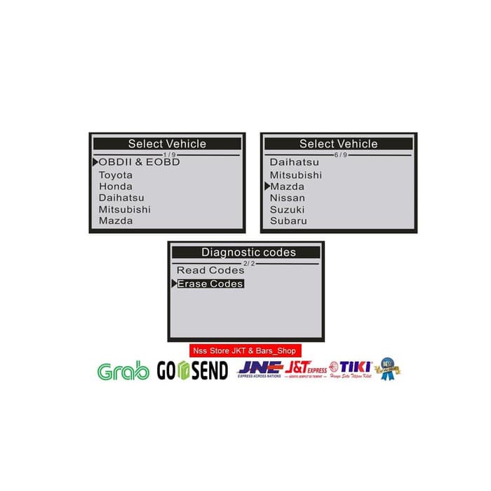 Scanner Mobil OBD 2 OBDMATE OM500 Jepang Scantool Limited