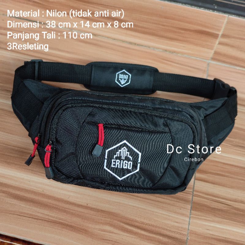 TAS SELEMPANG WAIST BAG PRIA DISTRO TERLARIS