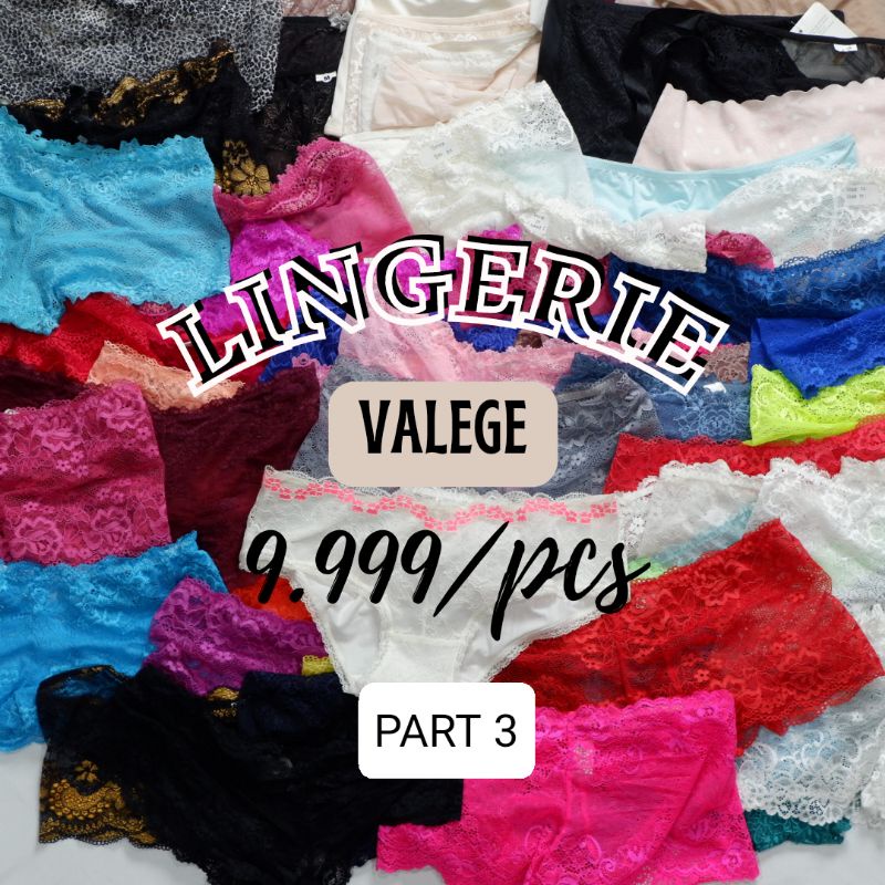 Valege Lace Panty Lingerie  Celana dalam wanita murah part 3