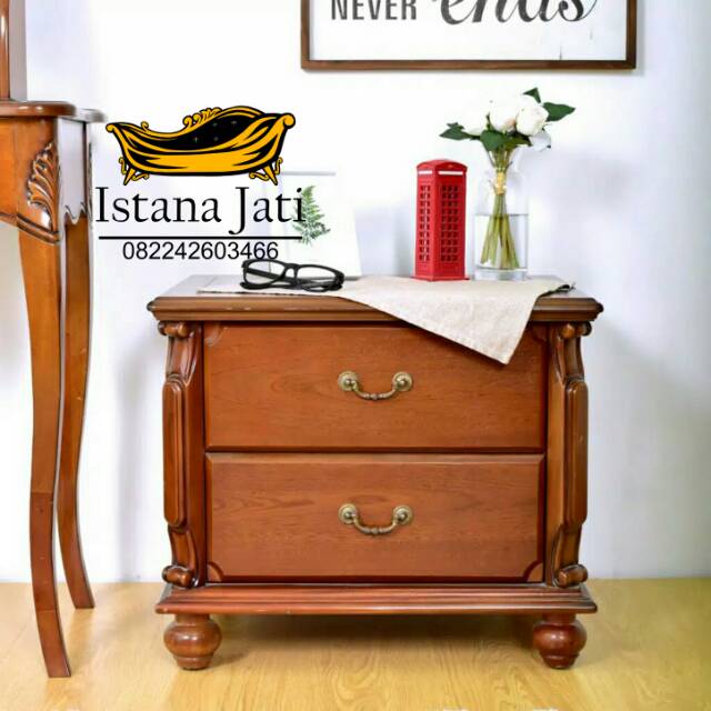 Nakas minimalis retro/nakas jati/nakas laci minimalis/nakas europa minimalis/dipan anak minimalis