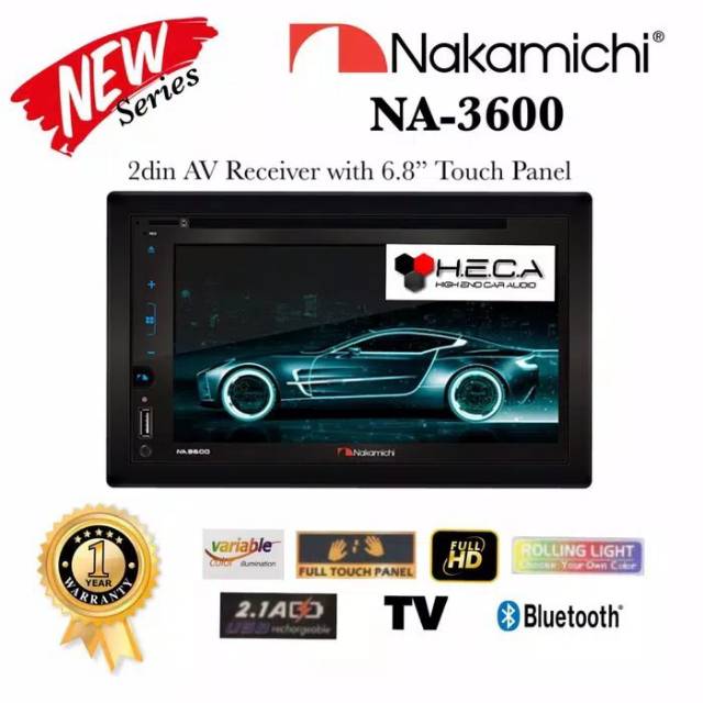Double Din Nakamichi NA3600